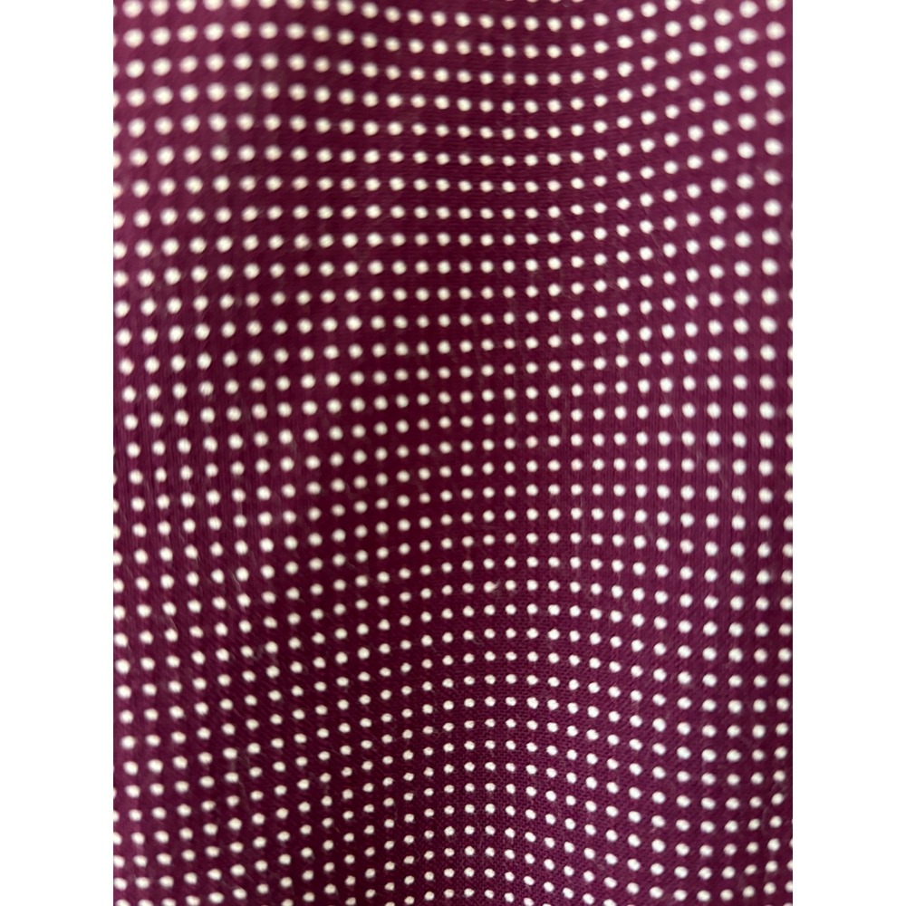 Classic Gal Meets Glam Dress Size 10 Burgundy Micro Dot Fit & Flare Pockets NWT - Picture 5 of 10